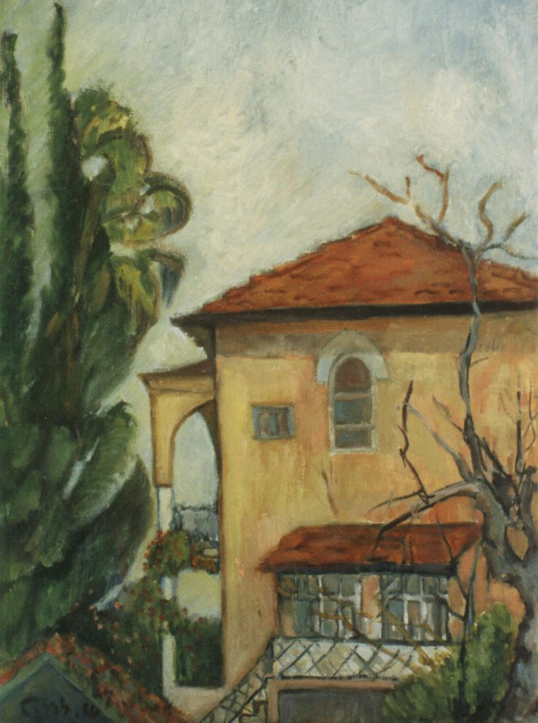 Shimoni Street, Rehovot, 50X40, oil on canvas, 1980